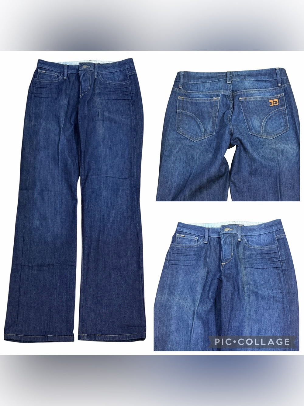 Joe’s Jeans W27 Dark Wash Bootcut Flare Stretch Denim Jeans Y2K